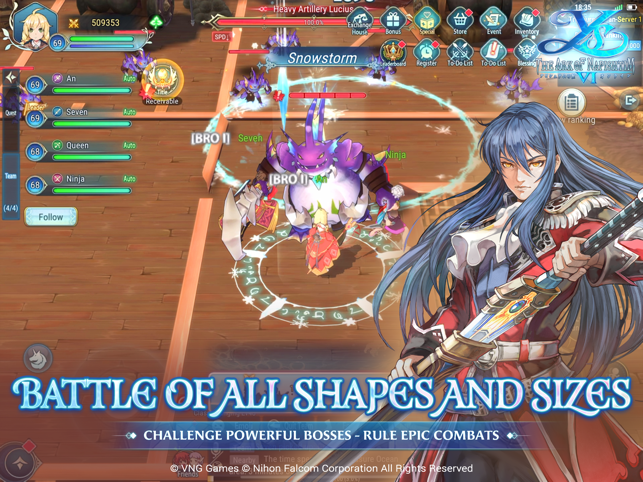 Screenshots Ys 6 Mobile VNG - Chuyển sinh Fantasy, chiến binh phiêu lưu ký