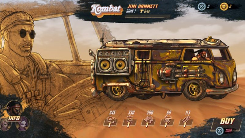 Tải Road Warrior: Combat Racing - Game đua xe bắn súng hậu tận thế