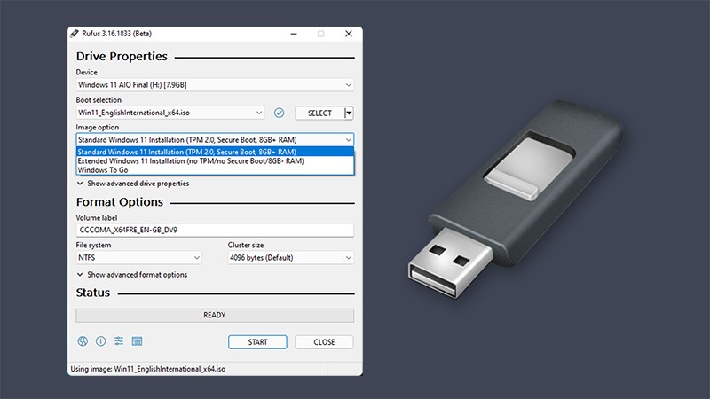 Tải Rufus mới nhất: Tạo USB boot cài Win 10, 8, 7 chuẩn UFFI