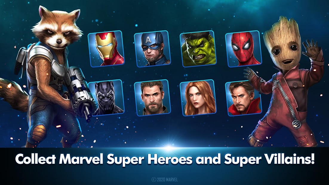 MARVEL Future Fight là một trò chơi điện tử đầy kịch tính về các siêu anh hùng MARVEL. Hãy xem ảnh và cảm nhận sự mạnh mẽ của những nhân vật yêu thích của bạn trong trò chơi này.