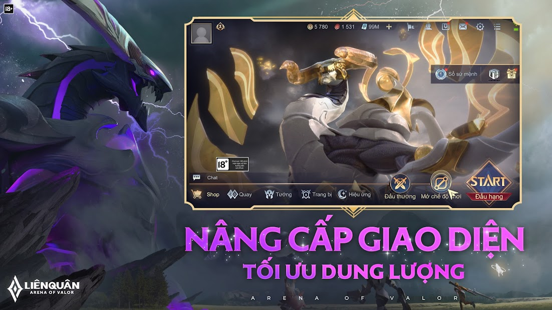 Garena gives away both the general server and the permanent skin to celebrate Lien Quan Mobile's 2nd birthday