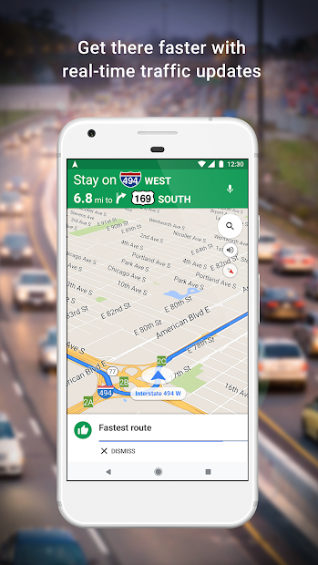 Screenshots Google Maps - Ứng dụng tìm kiếm bản đồ