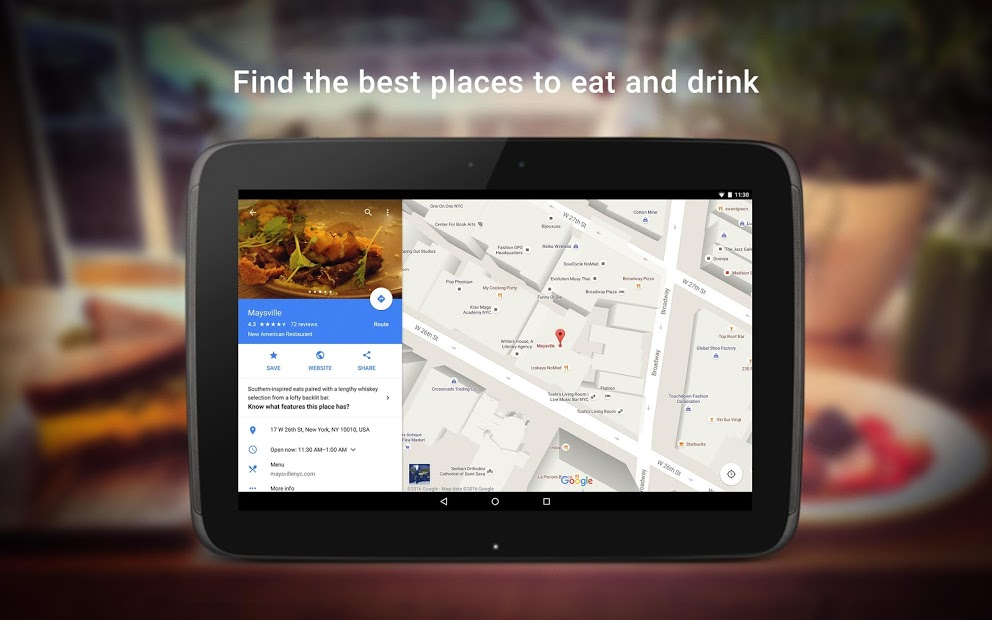 Screenshots Google Maps - Ứng dụng tìm kiếm bản đồ