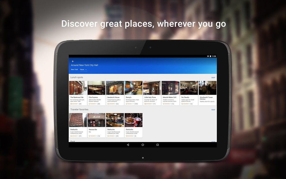Screenshots Google Maps - Ứng dụng tìm kiếm bản đồ