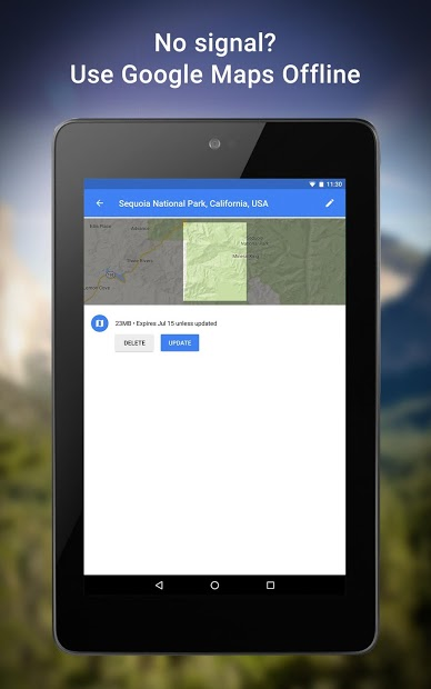 Screenshots Google Maps - Ứng dụng tìm kiếm bản đồ
