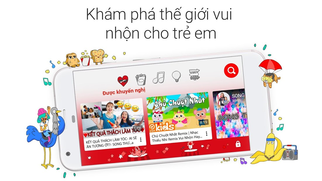 Screenshots Youtube Kids - Ứng dụng xem youtube dành cho trẻ em