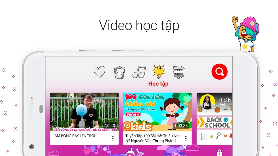 Screenshots Youtube Kids - Ứng dụng xem youtube dành cho trẻ em