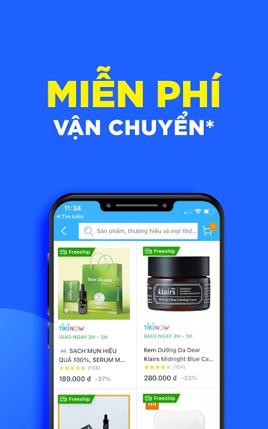 Screenshots Tiki Mua Sắm trực tuyến Shopping tiện lợi, uy tín và chất lượng
