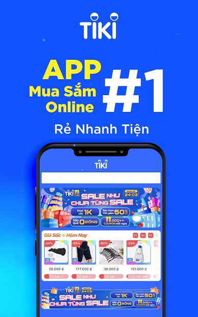 Screenshots Tiki Mua Sắm trực tuyến Shopping tiện lợi, uy tín và chất lượng