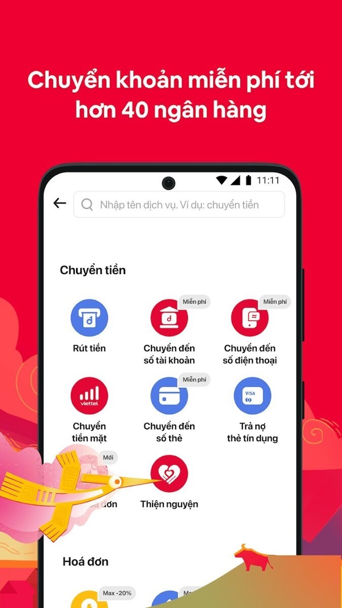 Ảnh chụp màn hình Viettel Money - Ví điện tử Viettel: Ngân hàng số của người Việt
