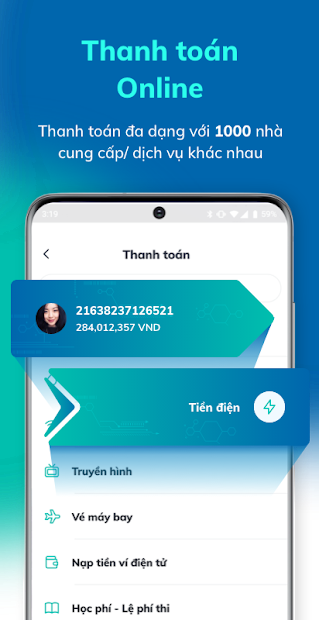Screenshots BIDV Smart Banking: Ngân hàng điện tử BIDV