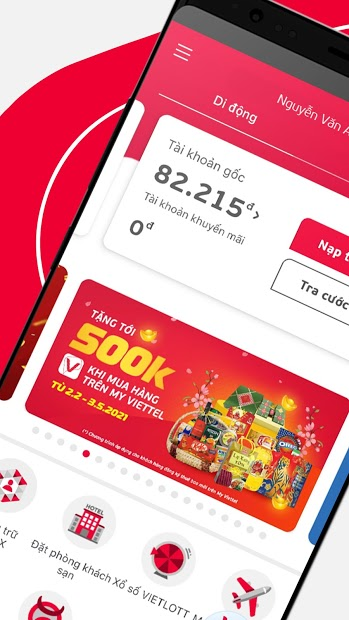 Screenshots My Viettel: Ứng dụng quản lý thuê bao Viettel, đăng ký gói cước khuyến mãi