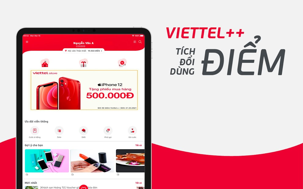 Screenshots My Viettel: Ứng dụng quản lý thuê bao Viettel, đăng ký gói cước khuyến mãi