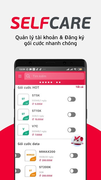 Screenshots My Viettel: Ứng dụng quản lý thuê bao Viettel, đăng ký gói cước khuyến mãi