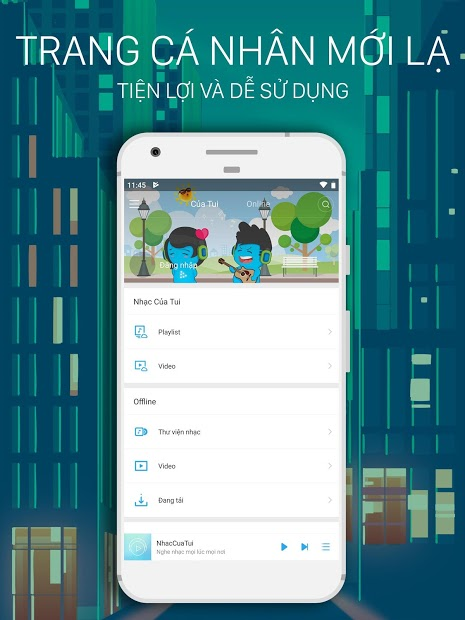 Screenshots NhacCuaTui: Một trong những ứng dụng nghe nhạc mp3 hàng đầu