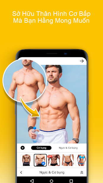 Screenshots Ứng dụng Photolift - Bóp eo, thêm hình săm, xóa phông nền trên ảnh