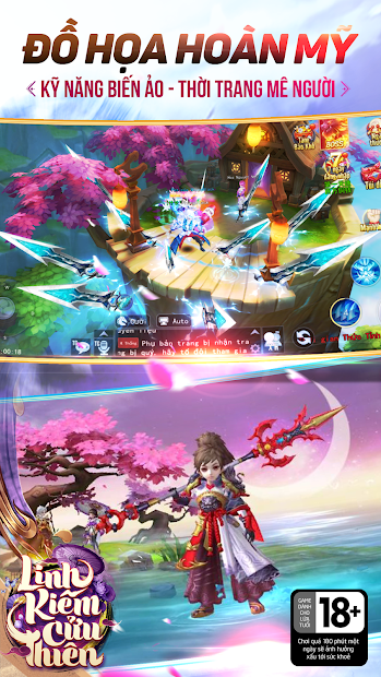 Screenshots Linh Kiếm Cửu Thiên - Thế giới tiên hiệp đại chiến