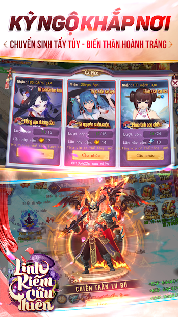 Screenshots Linh Kiếm Cửu Thiên - Thế giới tiên hiệp đại chiến