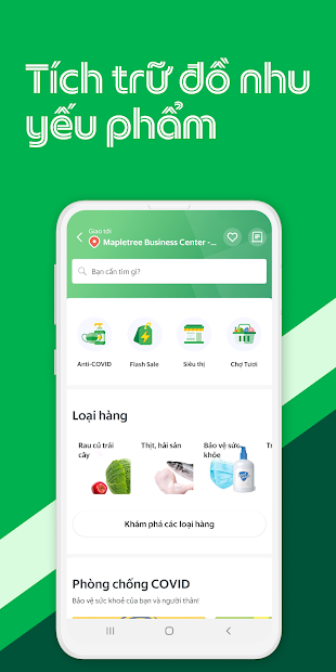 Screenshots Grab - Ứng dụng đặt xe công nghệ