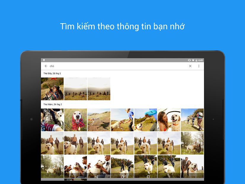 Ảnh chụp màn hình Google Photos - ứng dụng lưu trữ ảnh