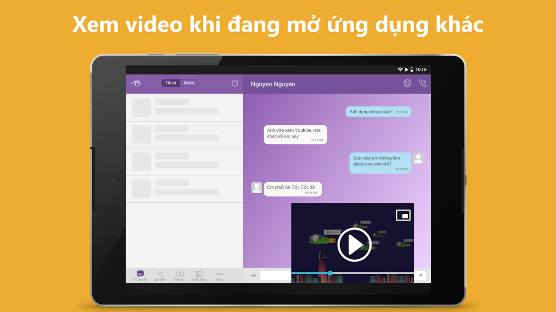 Screenshots Trình duyệt Cốc Cốc