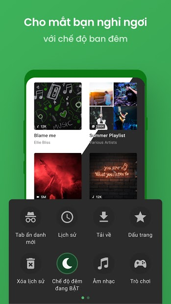 Screenshots Trình duyệt Cốc Cốc