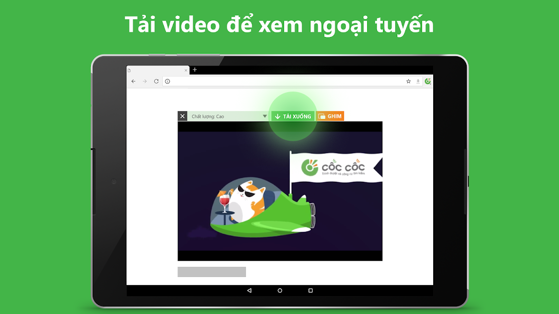 Screenshots Trình duyệt Cốc Cốc