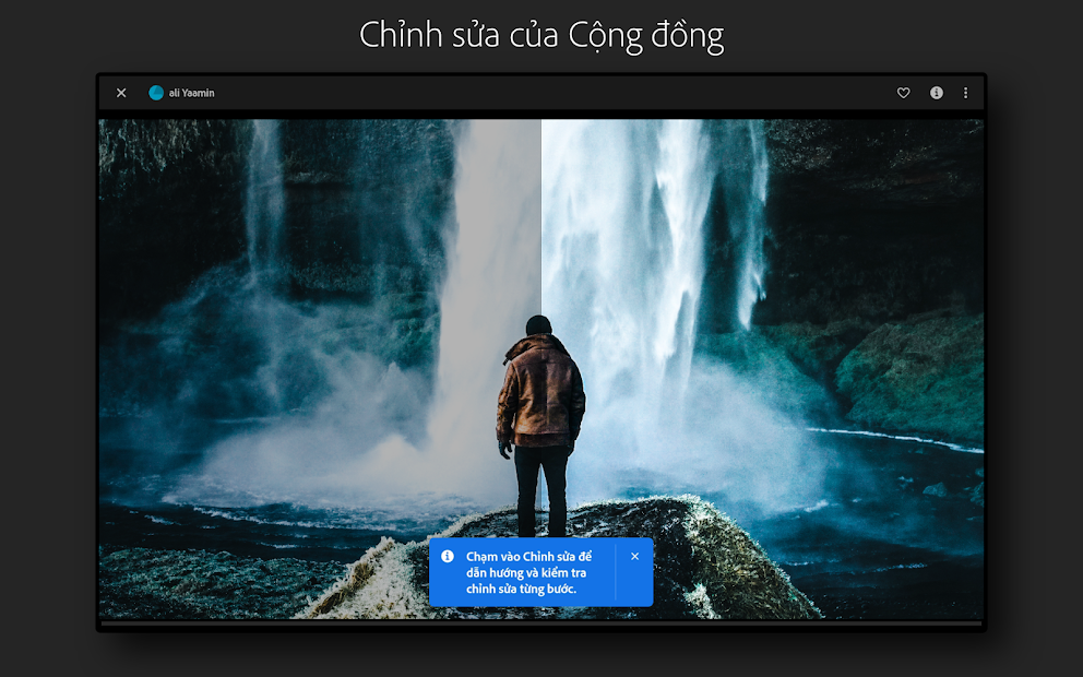 Screenshots Adobe Lightroom Photo Editor - Thiết kế ảnh Abobe