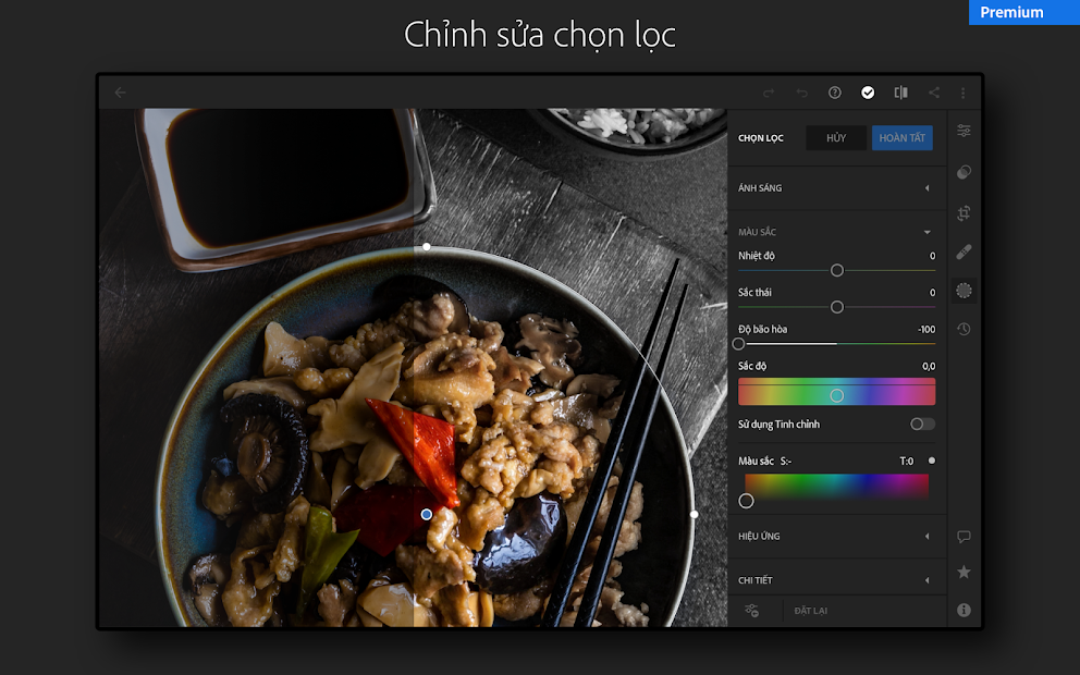Screenshots Adobe Lightroom Photo Editor - Thiết kế ảnh Abobe