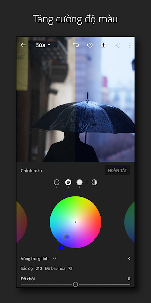 Screenshots Adobe Lightroom Photo Editor - Thiết kế ảnh Abobe