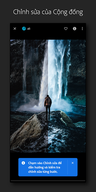 Screenshots Adobe Lightroom Photo Editor - Thiết kế ảnh Abobe