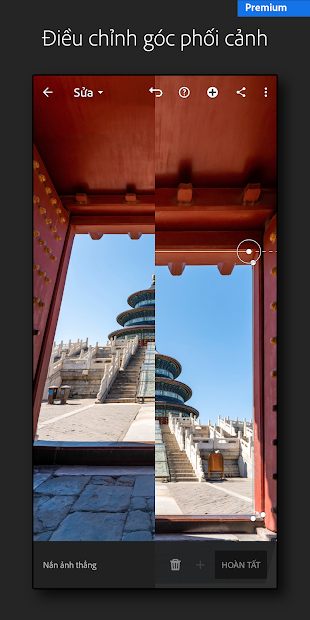Screenshots Adobe Lightroom Photo Editor - Thiết kế ảnh Abobe