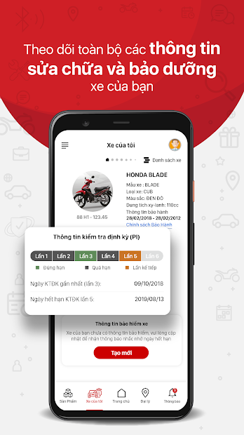 Ứng Dụng My Honda+: Bảo Trì, Nhắc Lịch Bảo Dưỡng Xe Honda | Link Tải, Cách  Sử Dụng, Mẹo Thủ Thuật