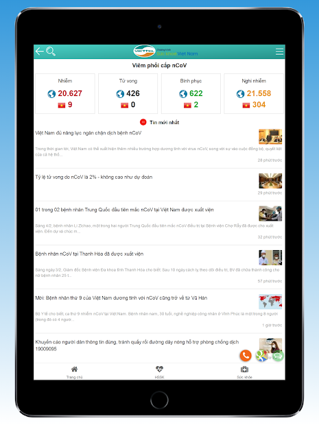 Screenshots Sức khỏe Việt Nam - Ứng dụng Sức khỏe Việt Nam