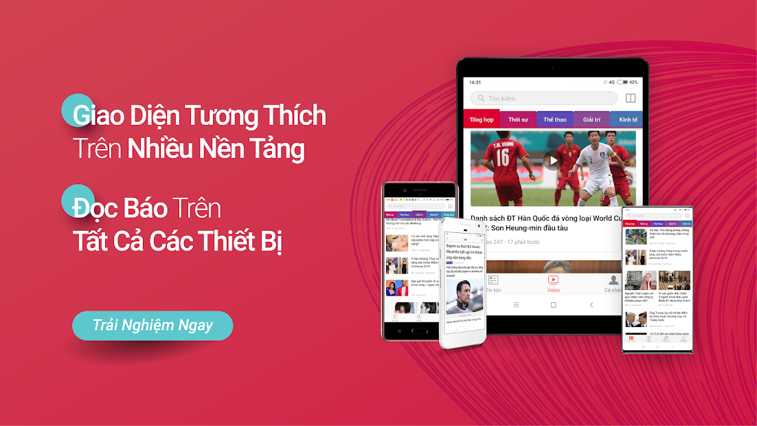 Screenshots Tin mới 24h - Ứng dụng đọc báo, tin tức