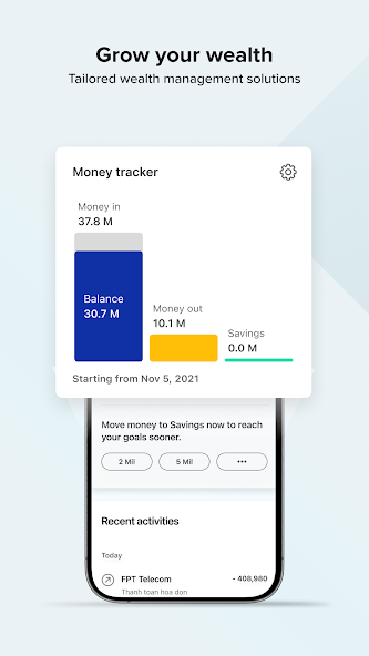 Screenshots Techcombank Mobile - Ứng dụng chuyển tiền của Techcombank