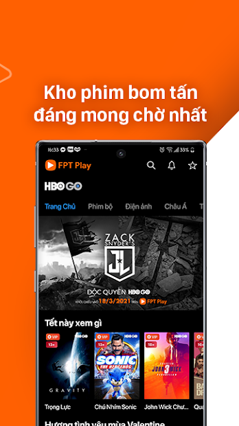 Screenshots FPT Play - TV Online - Ứng dụng xem truyền hình online FPT Play