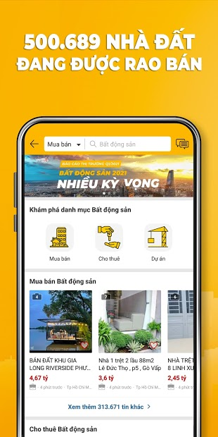 Screenshots Chợ Tốt - Chuyên mua bán online: Ứng dụng mua bán rao vặt hàng đầu Việt Nam