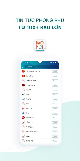 Báo MỚI MỚI Ảnh chụp màn hình: Trình đọc báo và tin tức nhanh 24 giờ