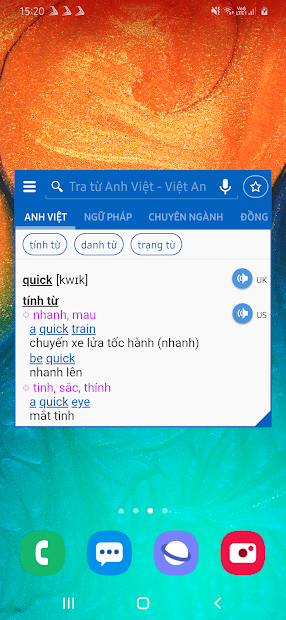 Screenshots Tu Dien Anh Viet TFlat Offline - Ứng dụng từ điển Anh - Việt