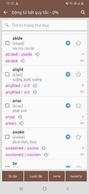 Screenshots Tu Dien Anh Viet TFlat Offline - Ứng dụng từ điển Anh - Việt