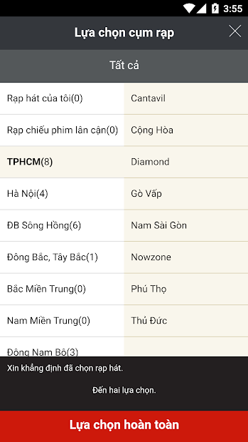 Screenshots LOTTECINEMA VN - Ứng dụng đặt vé xem phim