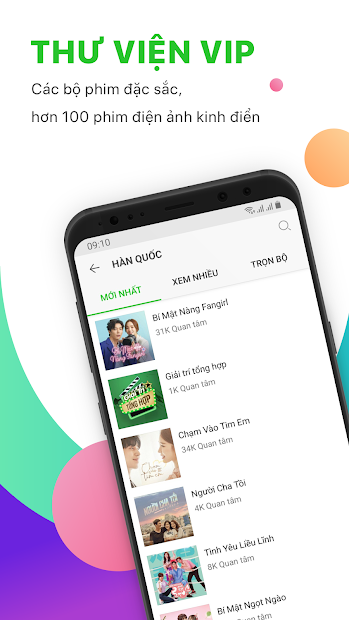 Screenshots Zing TV – Xem phim mới HD