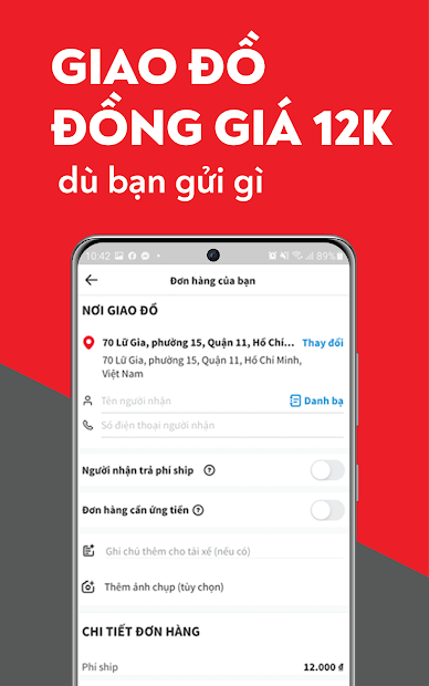 Screenshots Loship: Giao đồ ăn, đi chợ, thú cưng,...nhanh chóng