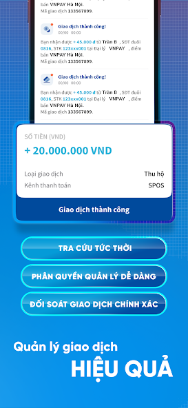 Screenshots VNPAY Merchant: Tạo mã thanh toán QR Code cho cửa hàng