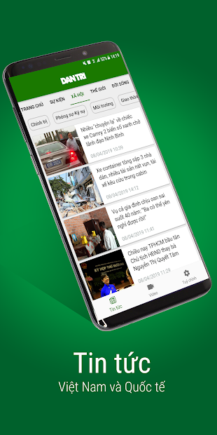 Screenshots Ứng dụng Báo Dân trí - Dantri.com.vn: Cập nhật tin tức nóng hổi