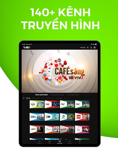 Screenshots VieON: Ứng dụng xem phim, game show Người Ấy Là Ai, Quý Ông Đại Chiến,...