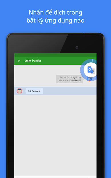 Screenshots Google Dịch - Công cụ dịch ngôn ngữ thông minh