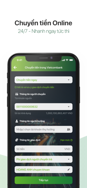 Ứng dụng Vietcombank: Tận hưởng cuộc sống đầy tiện lợi với ứng dụng Vietcombank. Không chỉ kiểm tra được số dư tài khoản, bạn còn có thể chuyển tiền, thanh toán hóa đơn và quản lý tài khoản một cách dễ dàng. Với Vietcombank, bạn có thể sử dụng dịch vụ ngân hàng bất cứ lúc nào, bất cứ đâu. Hãy truy cập ngay hình ảnh để khám phá thêm các tính năng hấp dẫn!