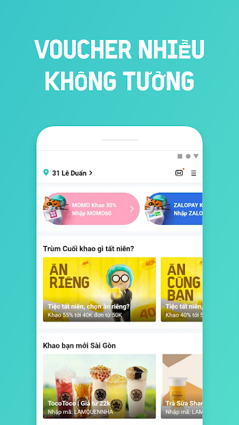 Screenshots BAEMIN - Ứng dụng giao đồ ăn nhanh chóng